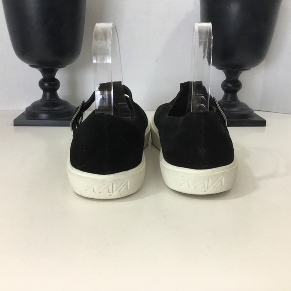 NAYA Black Suede Juniper Slip Ons, 7M - Picture 3 of 8